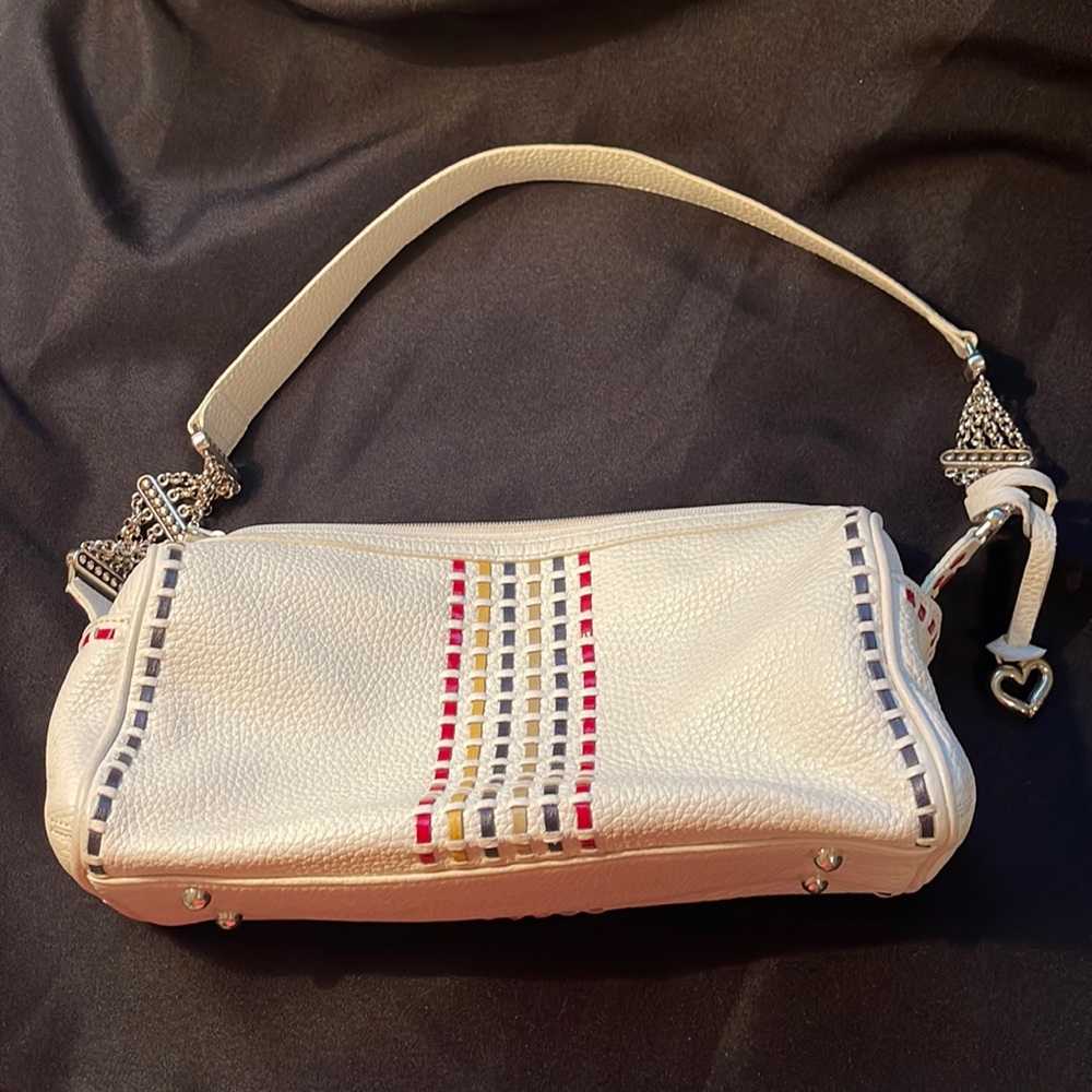 Brighton leather satchel handbag